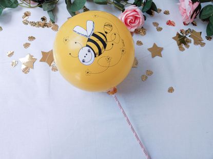 Picture of Balloon Cake Topper Yellow Bee