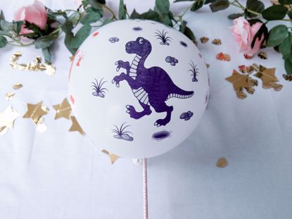Picture of Balloon Cake Topper Dino Theme