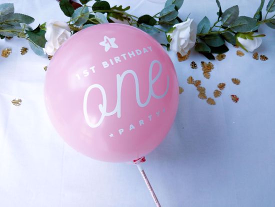 Picture of Balloon Cake Topper 1st Birthday One
