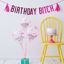 Picture of Birthday Bitch' bunting and balloons - NAUGHTY PARTY