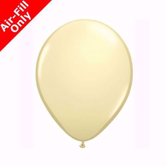 Picture of 11" IVORY SOLID COLOUR LATEX BALLOONS (50)