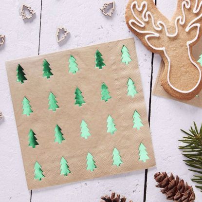 Picture of Christmas Tree Napkins Paper