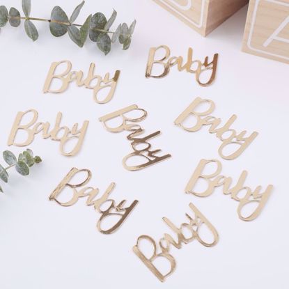 Picture of GOLD FOILED BABY CONFETTI