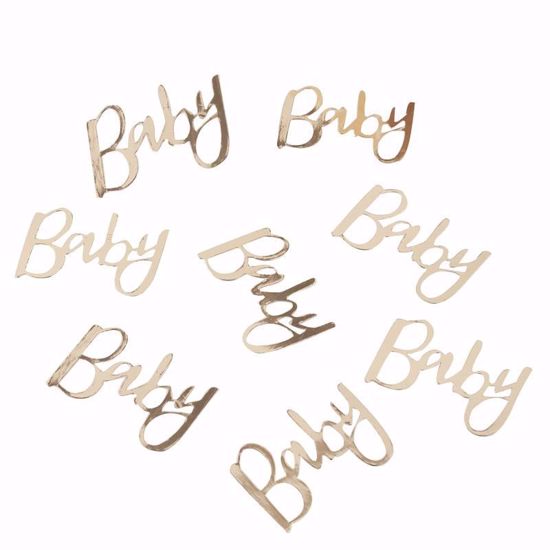 Picture of GOLD FOILED BABY CONFETTI
