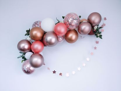Picture of Rose Gold Balloon Arch Garland