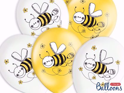 Picture of Bee Balloons Yellow White