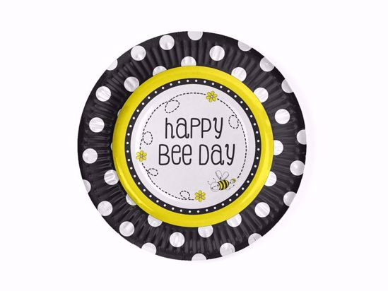 Picture of Bee Plates Birthday Tableware