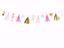 Picture of Christmas Paper garland tags - Gold tassels Stars Bunting Banner New Year Christmas