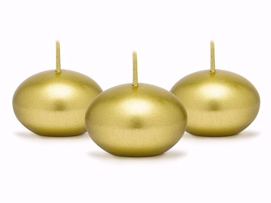 Picture of Gold Floating Candles