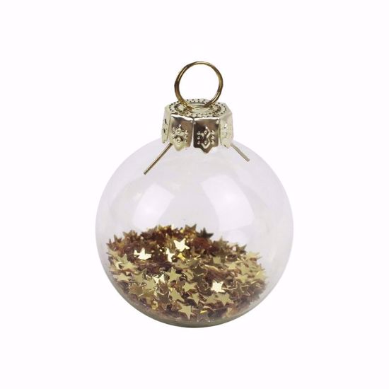 Picture of Bauble Glass Card Place Holder Christmas