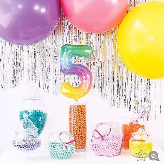 Picture of Ombre Number Balloons 16"