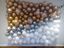 Picture of ROSE GOLD BALLOON WALL DECORATION  CHROME