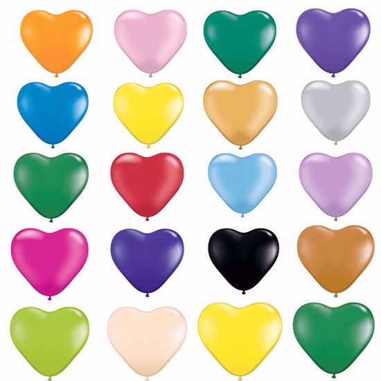 Picture of Balloon Cake Topper Heart Color Selection