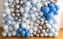 Picture of BLUE BALLOON WALL DECORATION  BACKDROP BABY
