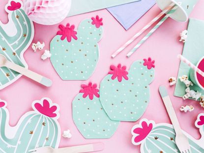 Picture of Paper Napkins Cactus  Llama Party