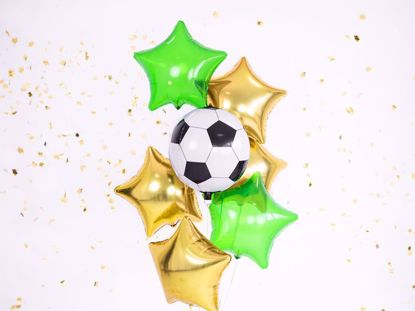 Picture of Football Balloons Bundle Bouquet Stars