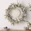 Picture of MISTLETOE AND MERRY CHRISTMAS DOOR WREATH
