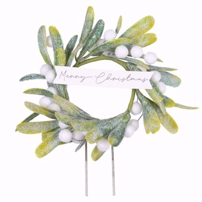 Picture of CHRISTMAS MISTLETOE CAKE TOPPER