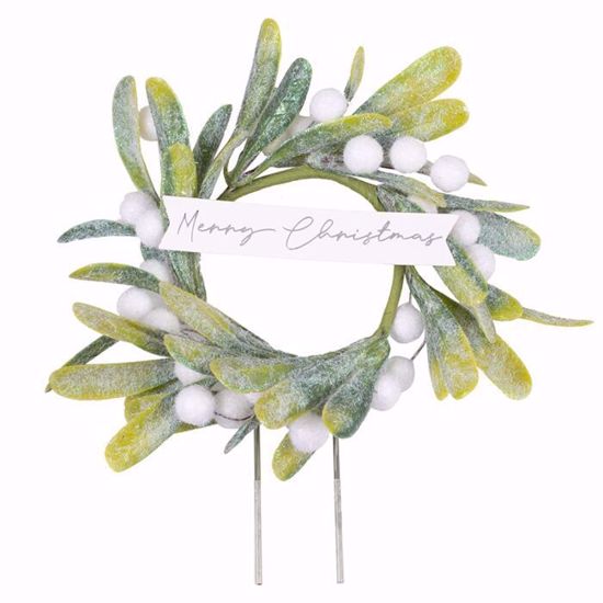 Picture of CHRISTMAS MISTLETOE CAKE TOPPER