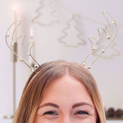 Picture of REINDEER ANTLERS METAL CHRISTMAS PARTY HEADBAND