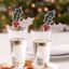 Picture of CHRISTMAS PARTY HOLLY GLASS DECORATIONS