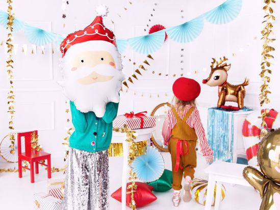 Picture of Santa Foil Balloon Christmas