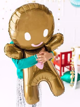 Picture of Gingerbread Man Foil Balloon Christmas