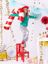 Picture of Red Candy Cane Foil Balloon Christmas