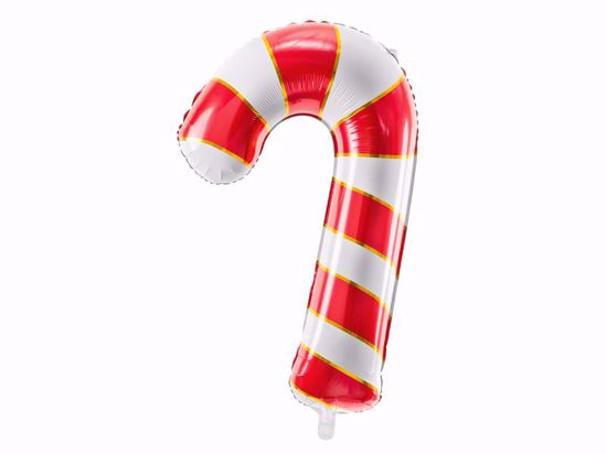Picture of Red Candy Cane Foil Balloon Christmas
