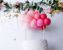 Picture of Balloon Cake Topper Mini Garland Pink Ombre