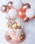 Picture of Balloon Cake Topper White Rose Gold Confetti Birthday