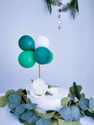 Picture of BALLOON CAKE TOPPER BUNCH GREEN