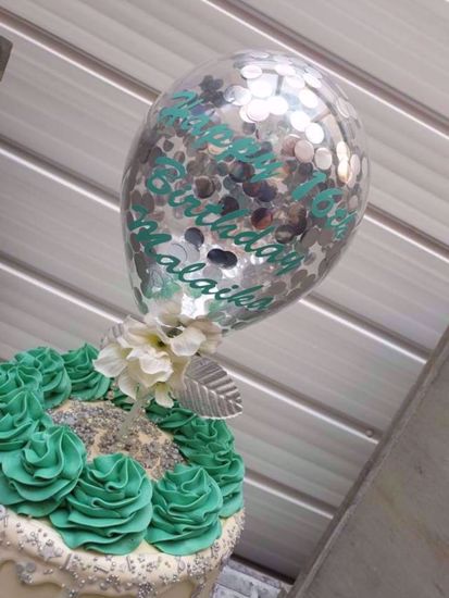 Picture of Vinyl Custom Name for mini 5" balloons