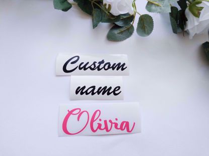 Picture of Vinyl Custom Name for mini 5" balloons