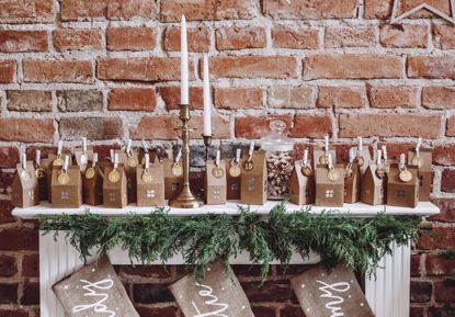 Picture of HOUSE CHRISTMAS ADVENT CALENDAR BOXES  DIY
