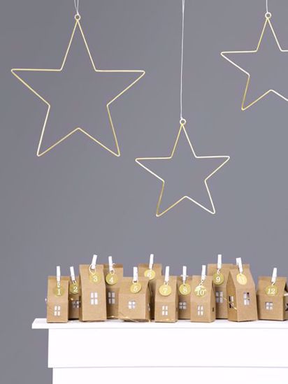Picture of HOUSE CHRISTMAS ADVENT CALENDAR BOXES  DIY