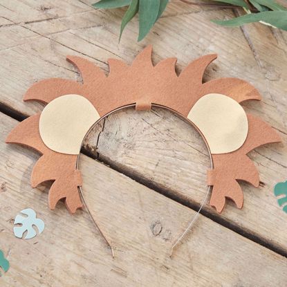 Picture of Lion Headband Safari Jungle Kids Party Decorations