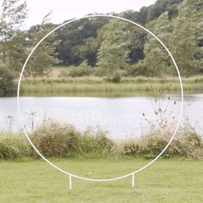 Picture of Wedding Arch Hoop White