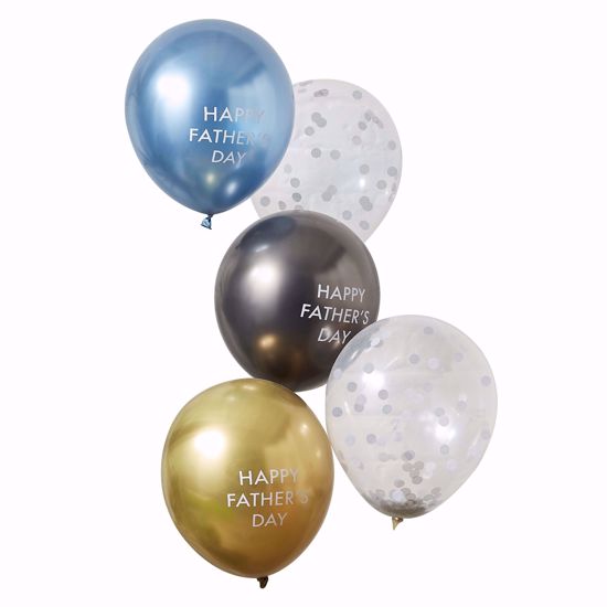 Picture of Happy Father's Day Balloon Cluster