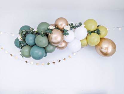 Picture of Eucalyptus Botanical Olive Balloon Garland Arch