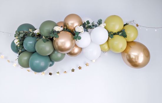 Picture of Eucalyptus Botanical Olive Balloon Garland Arch