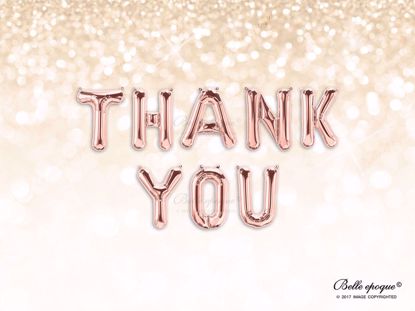 Picture of THANK YOU Letter Balloons