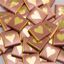 Picture of Rose Gold Foil Wrapped Chocolate Hearts Neapolitans