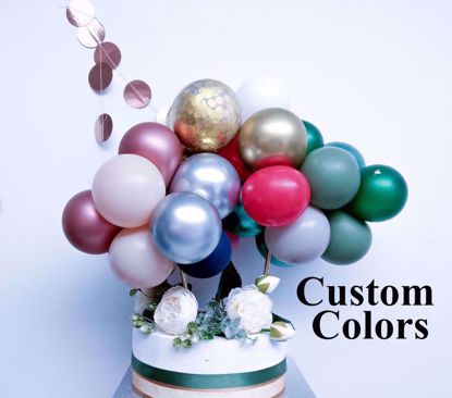 Picture of Custom Colours Balloon Cake Topper
