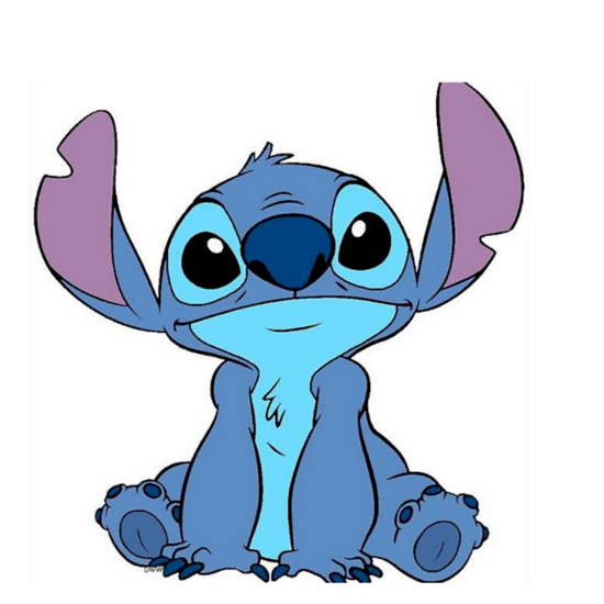 Picture of Purple Blue Stitch Wafer Cake Topper